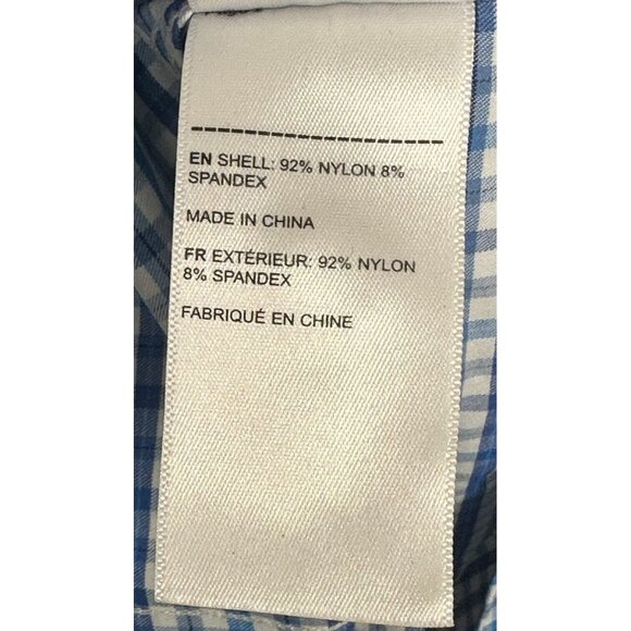 UNTUCKit Mens Button Up Shirt Lehman Long Sleeve Blue Plaid Check Size X-Large - Picture 10 of 12